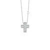 Belle Époque White Gold and Diamonds Necklace, 14x12mm
